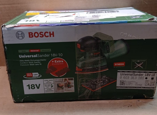 Cordless orbital sander - orbital, 18v