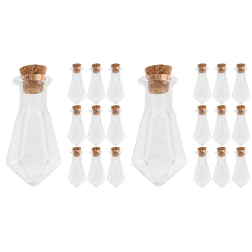Reusable small glass bottles - glass,