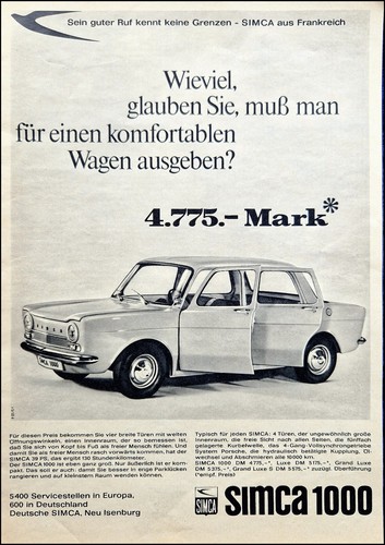 Simca 1000 original - 1000,,