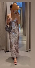 ZARA SILVER STRAPPY SEQUIN