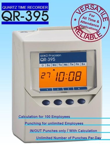 Used calculating time recorder - used,