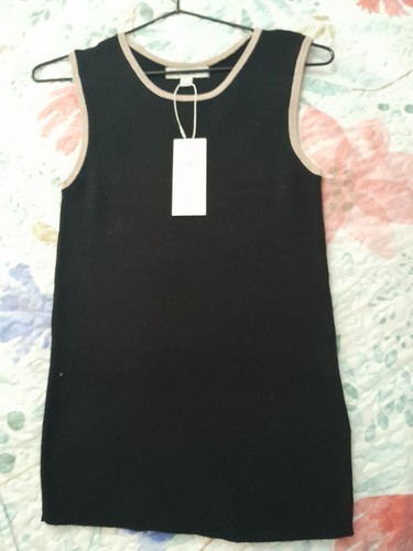 Bnwt black ribbed knit - m&s,
