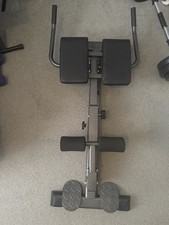 Fitness Workout Sport Roman Chair Hyperextension Extension Back Bench Foldable