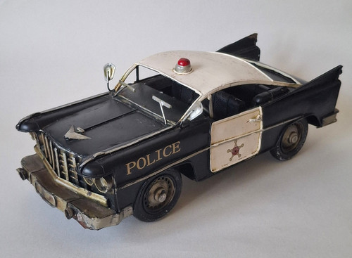 Vintage american police car - vintage,