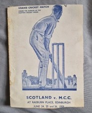 Scotland v Marylebone Cricket