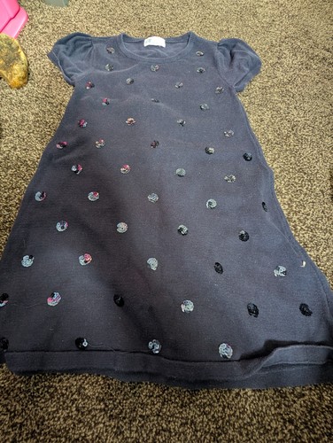 Girls navy cotton knit - girls,