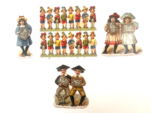 Victorian scraps children boys - scraps,