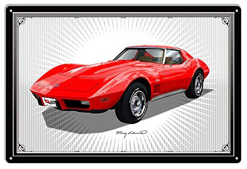 Corvette sting ray red - corvette,