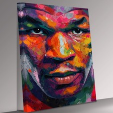 Tyson  Boxer Icon Abstract Modern Canvas Print Wall Art Picture Home Decor