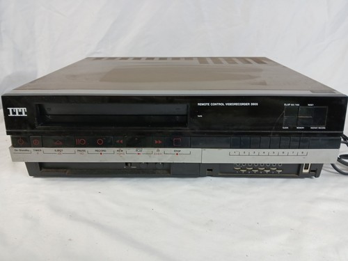 Vintage itt vhs video recorder - itt,