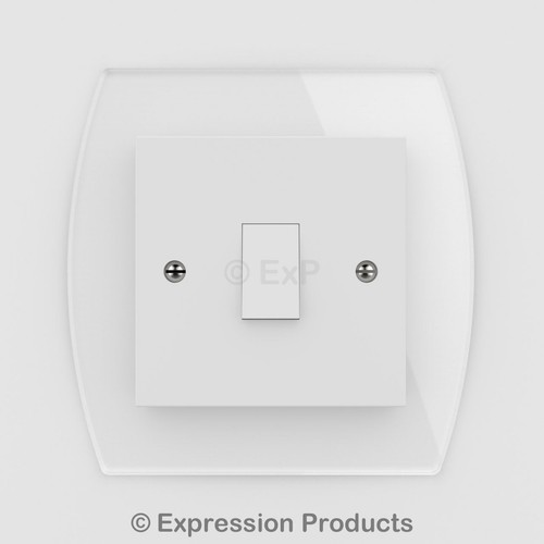 Single double light switch - /,
