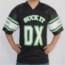 DX D-Generation X Jersey Shirt WWE DX Football clothes T-shirt Breathable