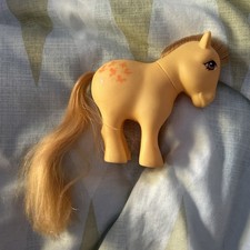 Vintage 80s My Little Pony - ButterScotch. Hasbro 1982 made in Hong Kong