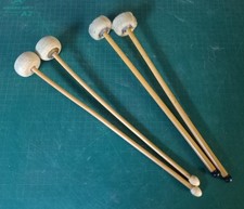 Vintage 70's Premier felt beaters, sticks (x4)