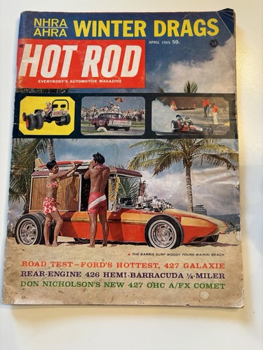 Vtg hot rod 1965 - vtg, magazine