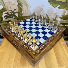 Large Handmade Chess Set 15"