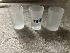 Jagermeister & Wyborowa Vodka  Shot Glasses X 3