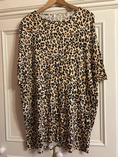 Hush leopard tunic size new - size,
