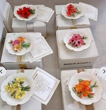 6 X Capodimonte 3D Flower