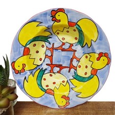 Hand Painted Bowl Chicken Hen
