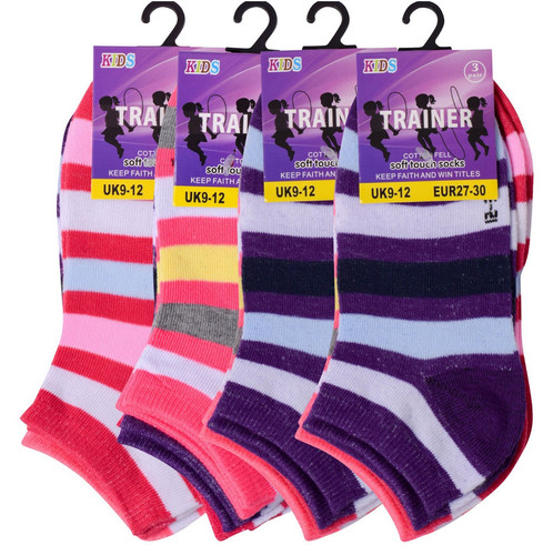 Pairs girls trainer ankle - 3,