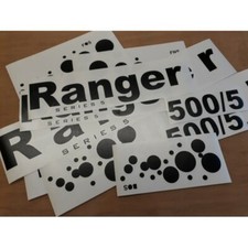 Bailey Ranger (SERIES 5) SINGLE COLOUR Caravan Stickers Decals Graphics - SET OF