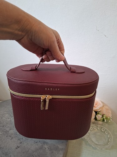 Radley burgundy make case - burgundy,