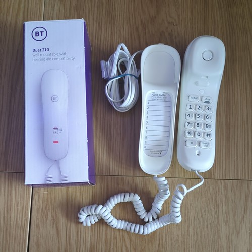 Duet 210 white corded - bt,