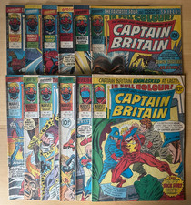 CAPTAIN BRITAIN COMICS No’s