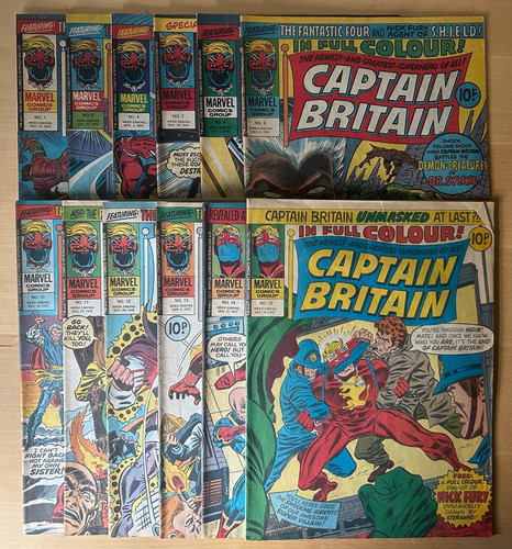 Captain britain comics - captain,