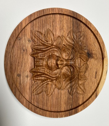 Green man solid oak - solid,