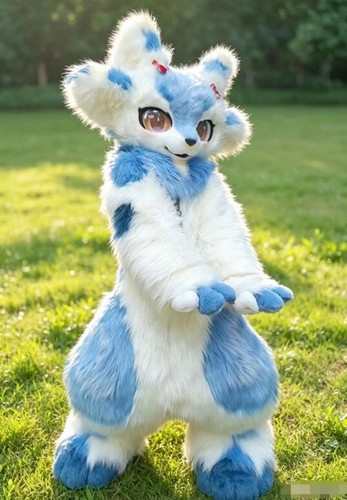 Long fur husky dog fox - husky,