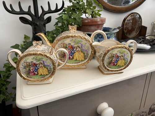 Sadler tea set - sadler, courting