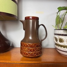 Beswick Pottery Coffee Pot Tea Pot, Brown Vintage, Mid Century Modern, Geometric