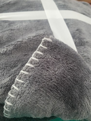 Next grey plush - next, blanket