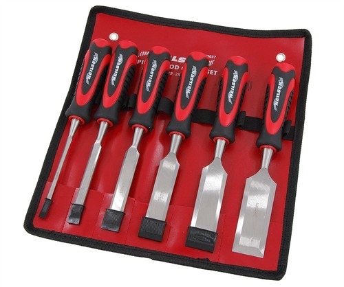6pc wood chisel - wood, set
