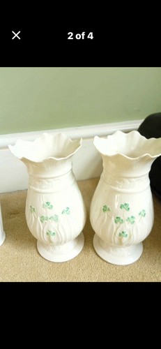 Belleek vases - 4, (2