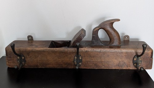 Antique heavy wooden jack - wooden,