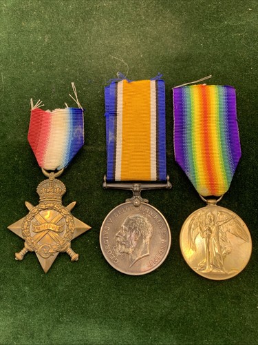 1914 ww1 medal - medal, trio
