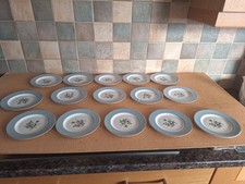 LOVELY SET OF 15 x ROYAL DOULTON 6 1/4" - SIDE PLATES "ROSE  ELEGANS"  TC 1010