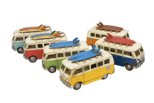 Camper van retro tin - van, metal