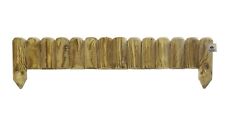 Fixed Log Panels Log Roll Wooden Border Garden landscape Lawn Path Edging 15cm 