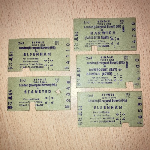 Railway tickets - 5.,