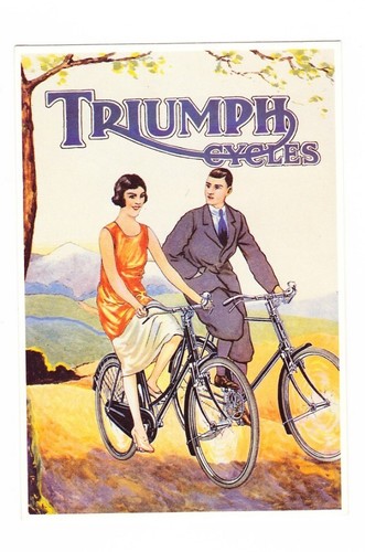 Triumph cycles postcard - cycles,