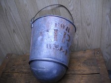 Vintage Galvanized  Fire