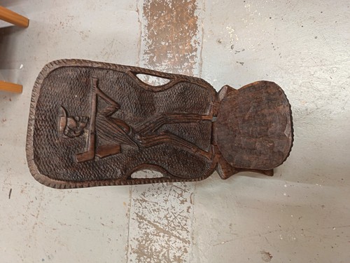 Vintage hand carved wooden - vintage,,