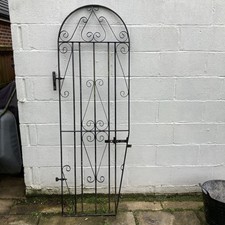 Heavy Duty Used Wrought Iron Pedestrian Single Side Garden Gate