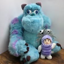 Monsters Inc. Sully With Boo Plush Toys 52cm Sully Extra Fluffy Disney Store VGC