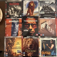4K UHD BLU RAY SLIP COVERS ONLY