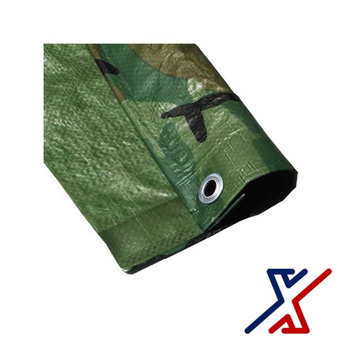 Green camo color 6 mil - 20,